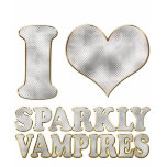 I heart Sparkly Vampires t-shirts