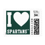 I Heart Spartans Postage
