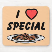 I Heart Special Brownies mousepads by No_Con_Products I Heart Special Brownies mousepads