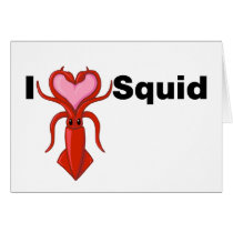 I Heart Squid cards