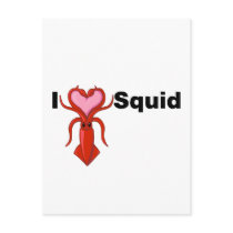 I Heart Squid postcards