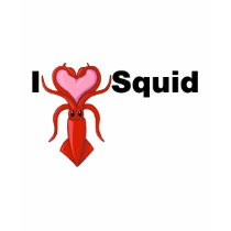 I Heart Squid t-shirts