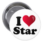 I Heart Star Parker Button