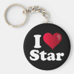 I Heart Star Parker Keychains