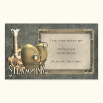 I Heart Steampunk Bookplate Stickers