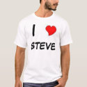 i heart steve t-shirts by angel_dance i heart steve t-shirts