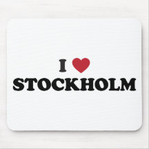 I Heart Stockholm Sweden Mouse Pad