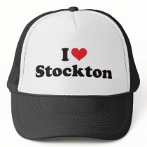 I Heart Stockton hats