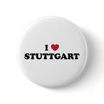 I Heart Stuttgart Germany Button