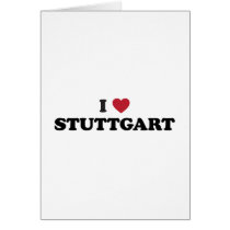 I Heart Stuttgart Germany Greeting Card