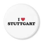 I Heart Stuttgart Germany Refrigerator Magnets