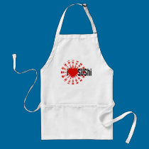 I Heart Sushi! aprons