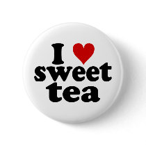 I Heart Sweet Tea buttons