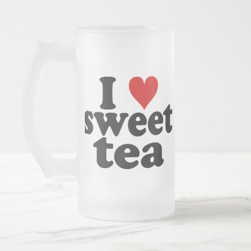 I Heart Sweet Tea mug