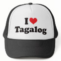 I Heart Tagalog hats