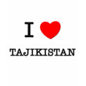 I HEART TAJIKISTAN t-shirts by ilovemyshirt I HEART TAJIKISTAN t-shirts