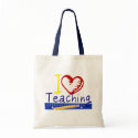 I (Heart) Teaching bag