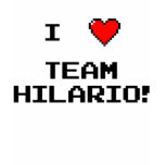 "i heart team hilario" v-neck tee