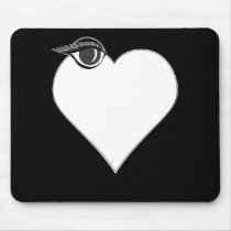 I Heart Temp Black mousepads by RW_IMAGES I Heart Temp Black mousepads