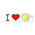 I HEART TENNIS BALL bumper stickers by bumper2bumper I HEART TENNIS BALL bumper stickers
