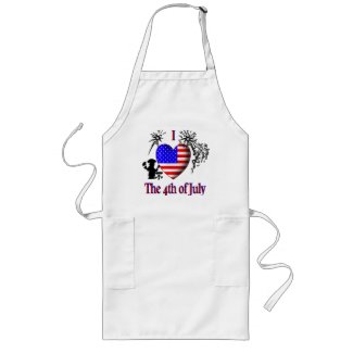 I Heart the 4th of July Apron
