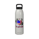 I Heart the 4th of July Water Bottle