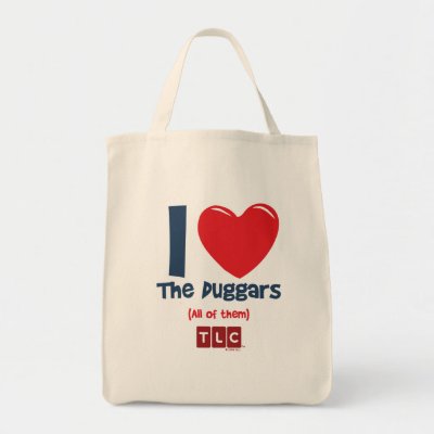 duggars. I Heart The Duggars Tote bags