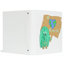 I heart the earth vinyl binder