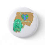 I heart the earth buttons