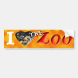 I (Heart) the Zoo (Clown Fish) Bumper Stickers