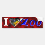 I (Heart) the Zoo (Fish) Bumper Stickers