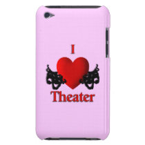 I Heart Theater Barely There iPod Case at Zazzle