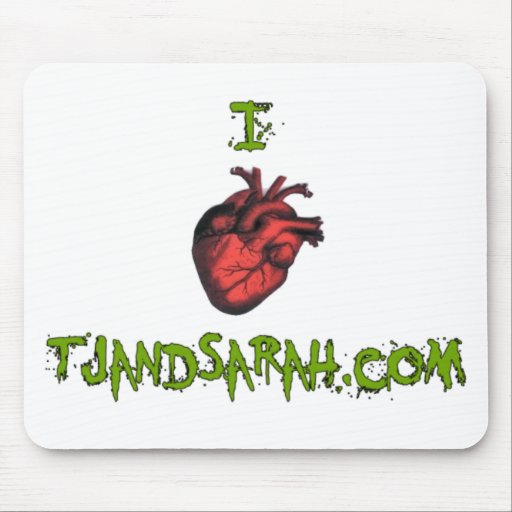 I heart tjandsarah mouse pad