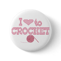 I heart to Crochet buttons by StitcherladyxxTees I heart to Crochet buttons