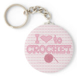 I heart to Crochet keychains