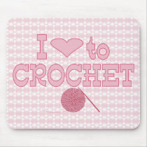 I heart to Crochet mousepads