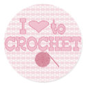 I heart to Crochet stickers