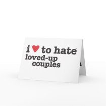 i heart to hate loved-up couples card