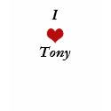 I Heart Tony t-shirts