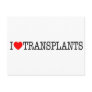 I heart Transplants Postcards