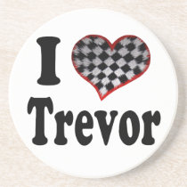 I Heart Trevor coasters