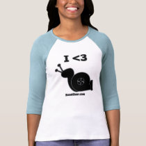 Mim caracol de Turbo do coração por BoostGear.com camisetas