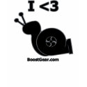 I Heart Turbo Snail - Womens T-Shirt by BoostGear