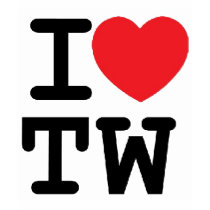 I heart TW design t-shirts