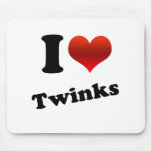 I Heart Twinks Mouse Pads