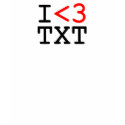 I Heart TXT t-shirts