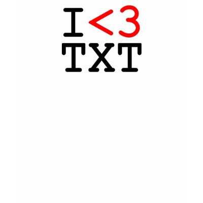 I Heart TXT Shirt by shirtsmirk