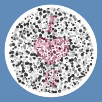 I heart U "Eye Test" Sticker