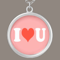 I Heart U necklaces