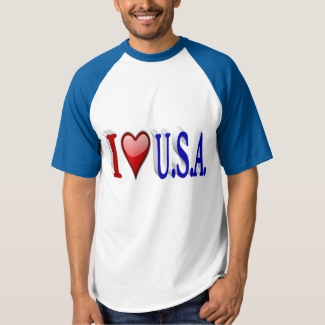 I Heart U.S.A. 3D Shirt